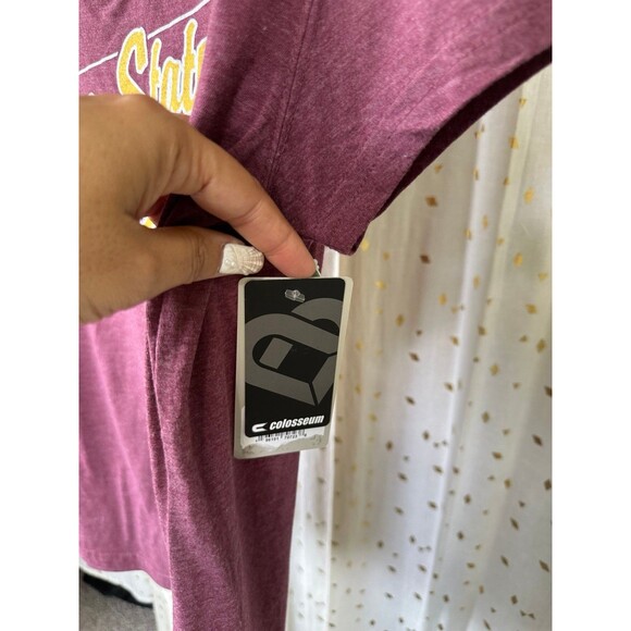 NWT Colosseum Women's Arizona State Sun Devils Collegiate V-Neck T-Shirt 2XL - Picture 4 of 5